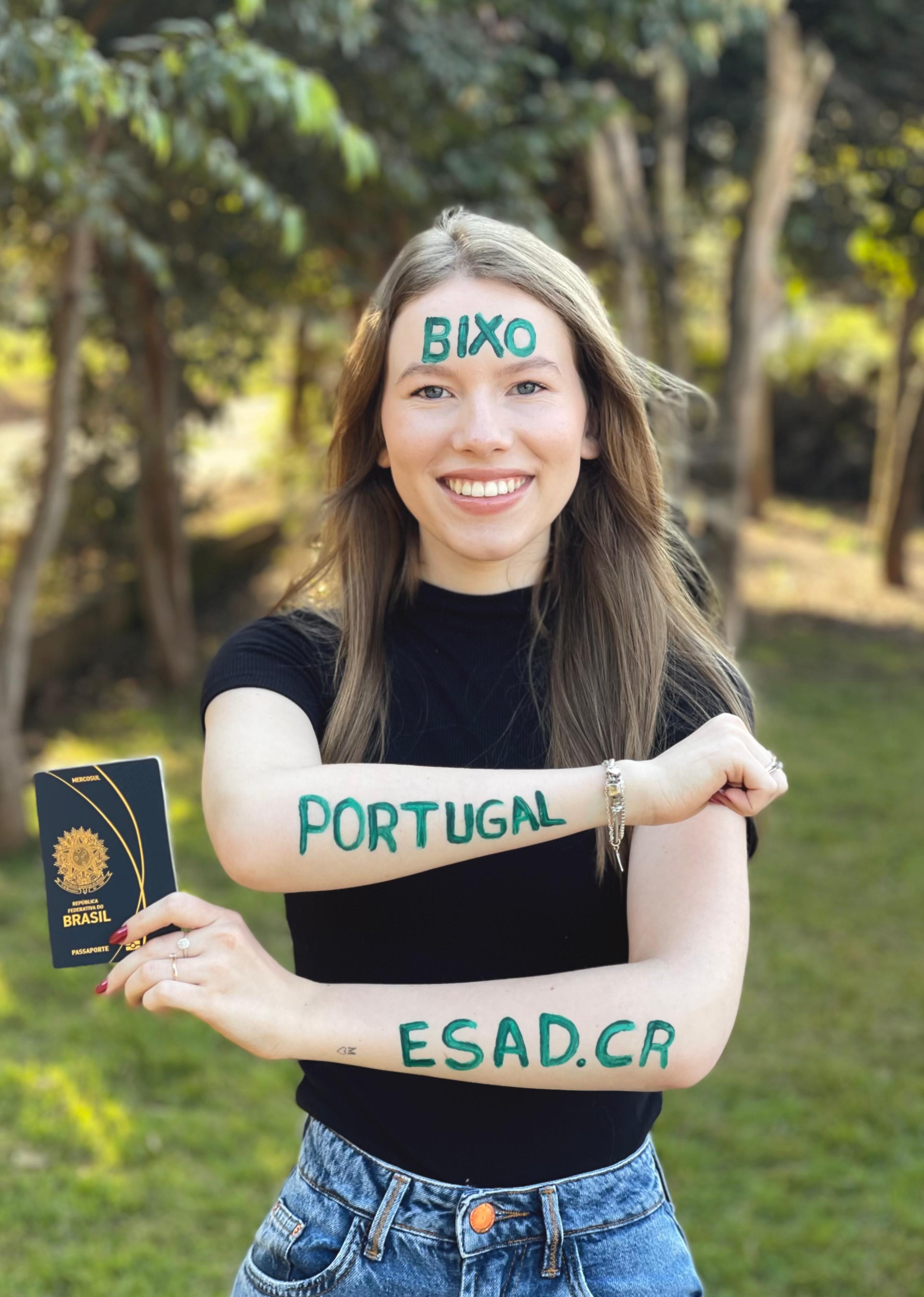 Vanessa Dupont, egressa do Câmpus São Carlos do IFSC, realiza o sonho de estudar Design de Espaços, em Portugal