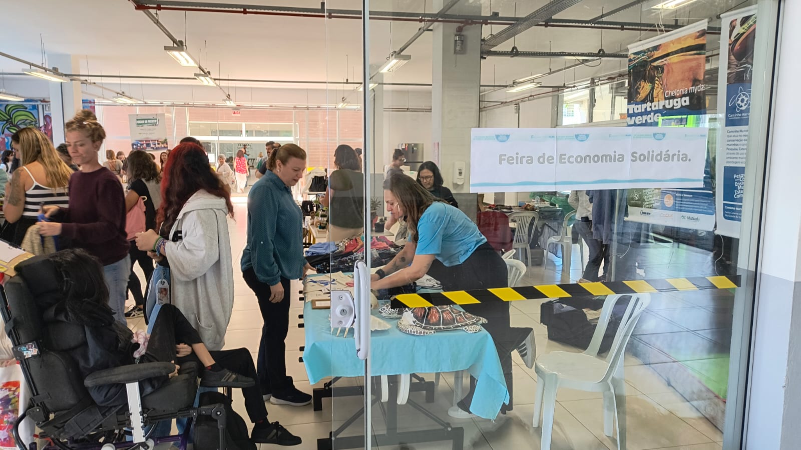 Feira de Economia Solidária no Câmpus Garopaba