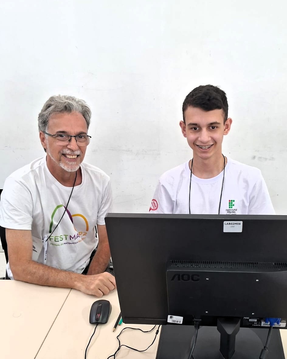 Estudante fez a prova adaptada para cegos e usou recursos de acessibilidade no evento