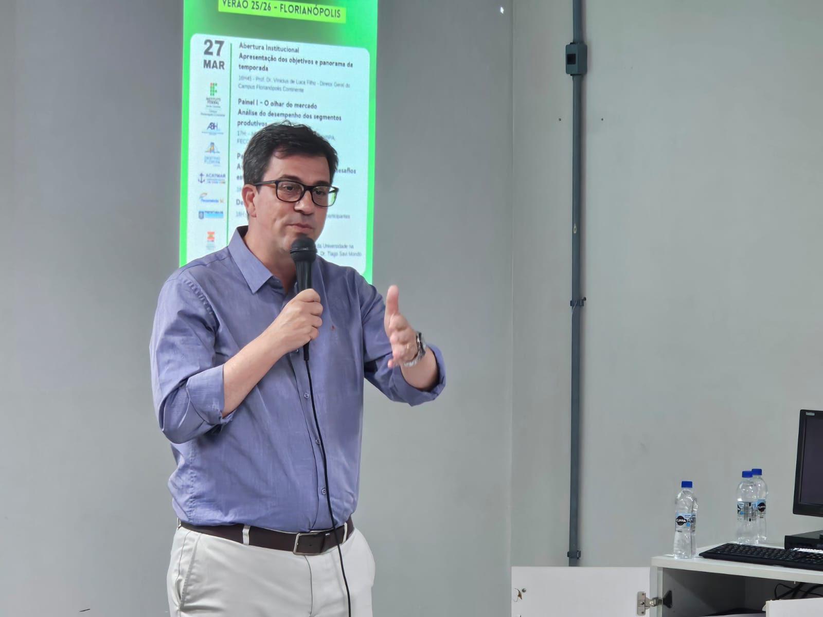 Secretário municipal de Turismo, Juliano Richter Pires avaliou como positivo o evento e a troca de ideias