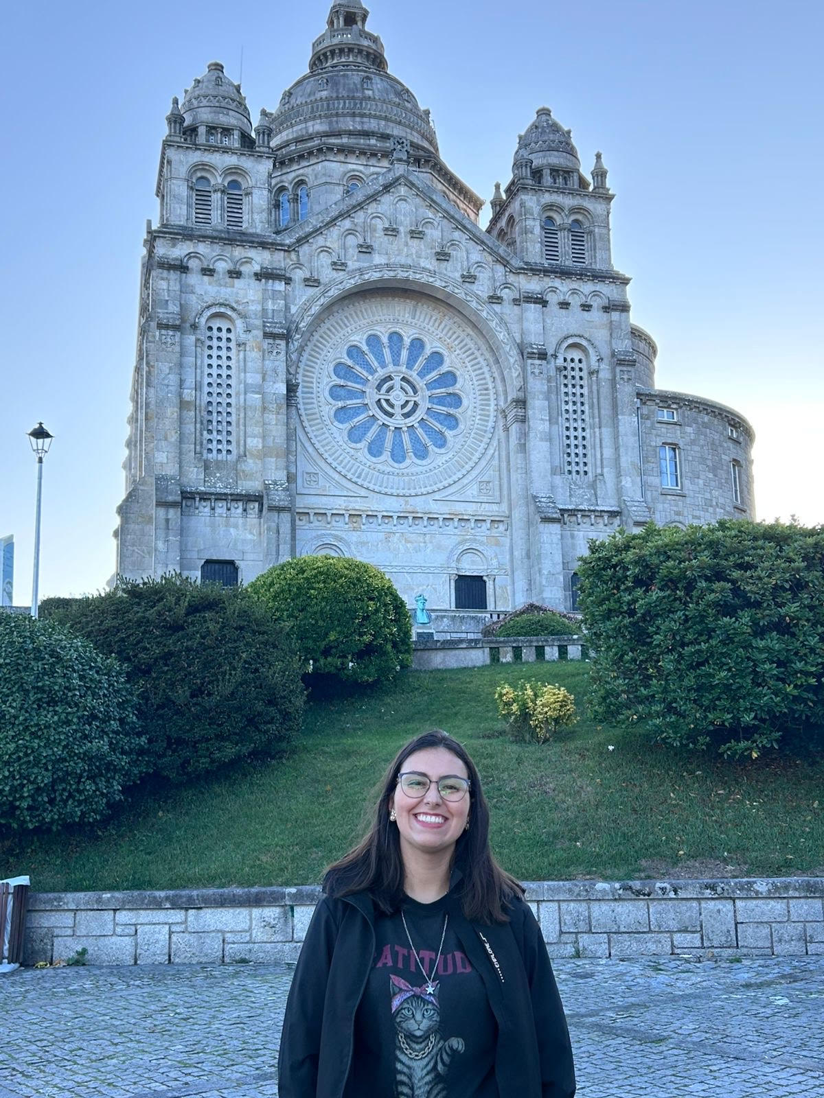 Esta é a primeira viagem internacional da Bárbara, aluna do Câmpus Canoinhas