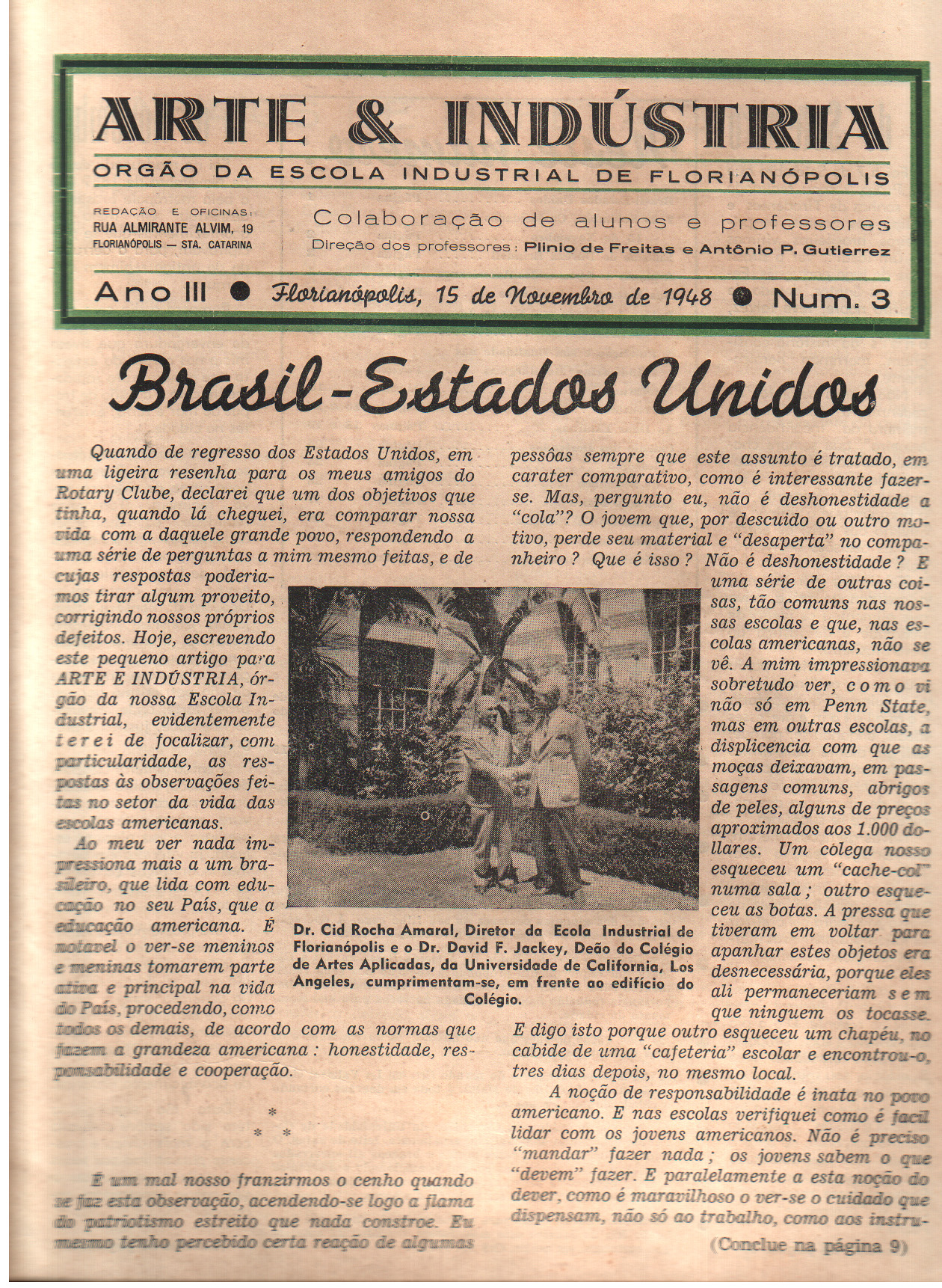 Foto 1 - Revista Arte & Indústria (1948)