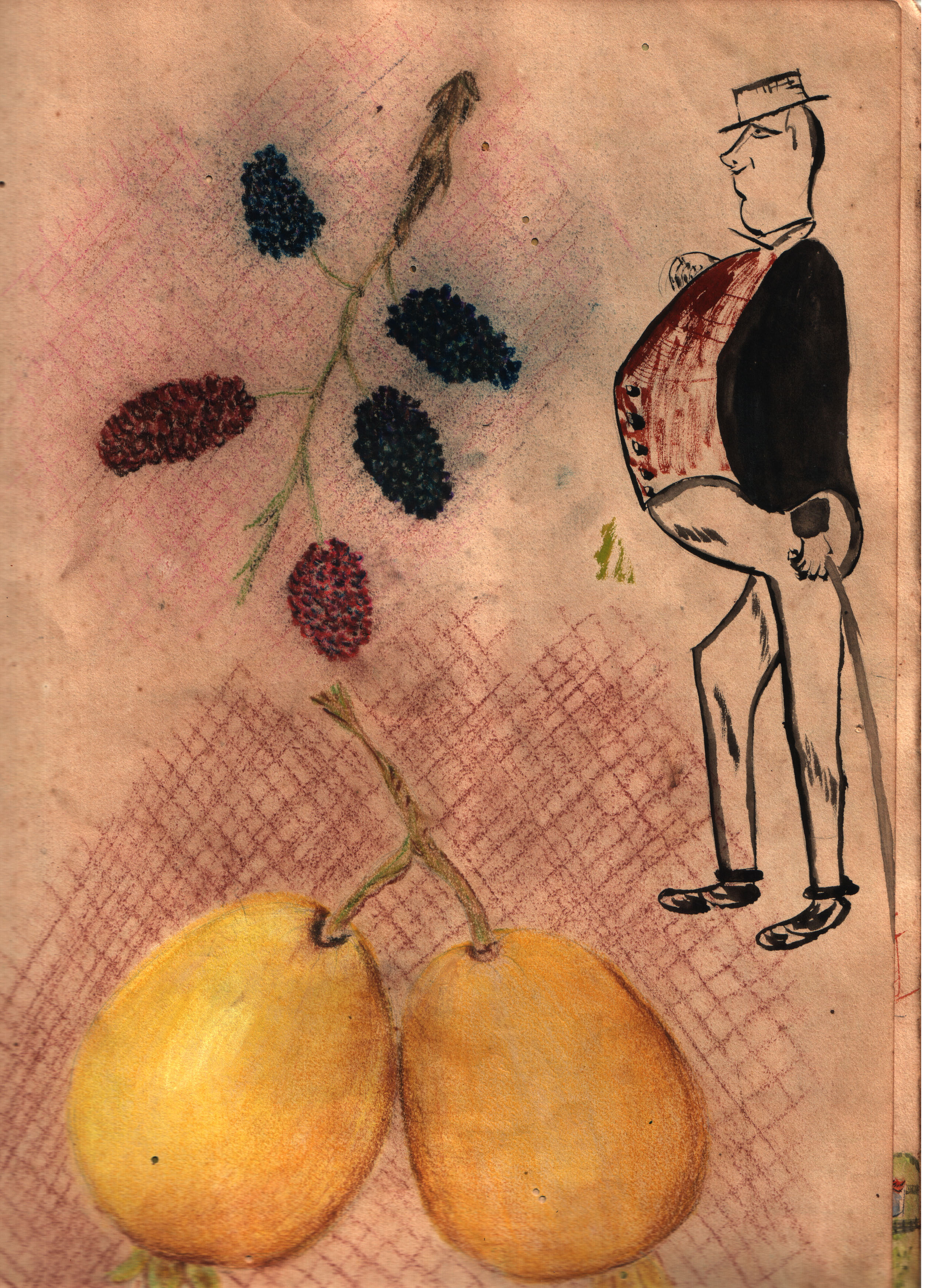 Foto 2 - Caderno de desenho (1945)